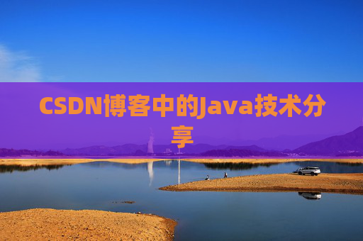 CSDN博客中的Java技术分享